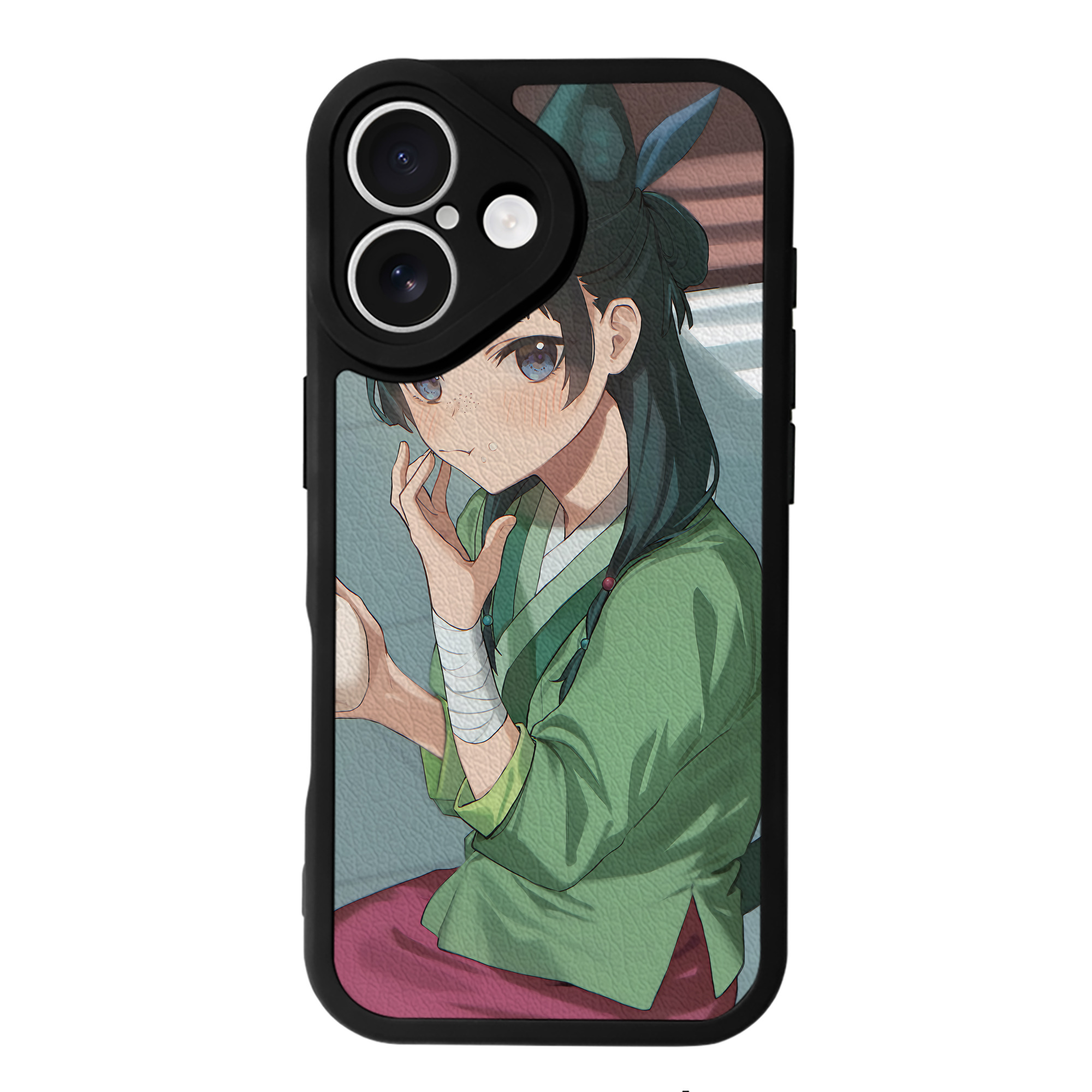 （画像用） 薬屋のひとりごと The Apothecary Diaries 【iPhone 16シリーズ対応】シリコンスマホケース（レザー調） 材質：シリコン